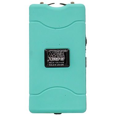 Tiger USA Extreme 96 Million Volts Rechargeable Flash Light Stun Gun Teal