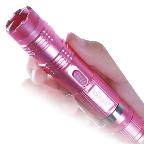 Tiger USA Xtreme Shock Drop 100 Million Stun Gun Flashlight Pink