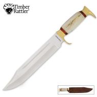 Timber Rattler Swamp Gator Hunter Bowie Knife