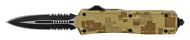 Titan OTF Automatic Knife Desert Digital Camo Black Serrated Dagger