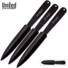 United Cutlery On Target Three Piece Throwing Knife Set