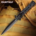 United Cutlery Rampage Assisted Opening Stiletto Knife Black