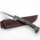 Warriors Quest Railroad Spike Knife Carbon Steel Drop Point (3.25" Blade)