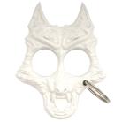 Werewolf Self Defense Knuckle Keychain White
