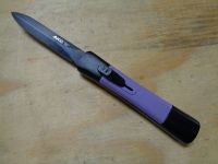 AKC Concord 8" Purple D/A OTF Automatic Knife Black Dagger