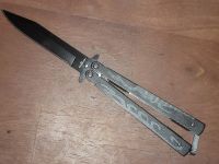 Black Scorpion Folding Butterfly Knife