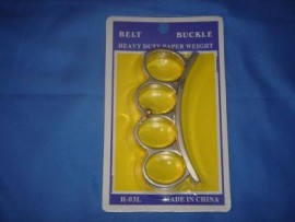 fat boy nickel color belt buckle h03LNI