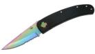 rite edge liner lock knife rainbow blade 210608