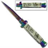 stiletto milano titanium pearl automatic knife a150blr